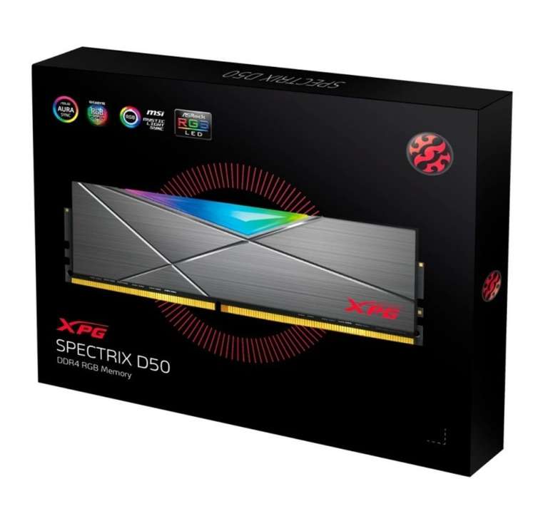 XPG SPECTRIX D-50 MÓDULO DE MEMORIA 16 GB 2 X 8 GB DDR4 3200 MHZ