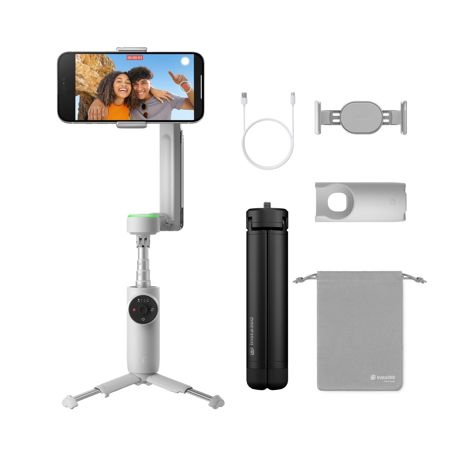 2a oportunidad - Insta360 Flow Pro con tripode pro