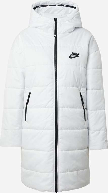 Abrigo de invierno Nike Sportswear en Blanco y Marrón Oscuro