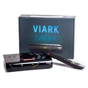 Viark SAT 4K Receptor Satélite Decodificador con Wifi, Estable, Multistream UHD DVB-S2X y H.265 (desde España)