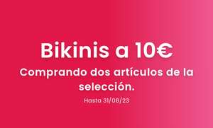 Bikinis a 10 euros en Tezenis