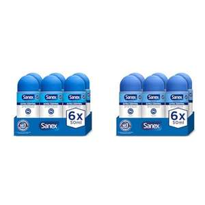 Paquete de 2 de 6x50ml. (12 botes) Sanex Dermo Extra Control Desodorante Roll-On