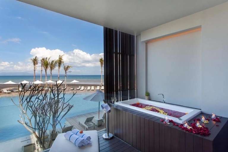 Resort 5* en Bali. Precio por noche (ampliable) 20 euros. PxPm2 Septiembre