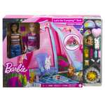Barbie Cosa de Dos Malibu y Brooklyn con Carpa de Camping Dos muñecas con Tienda de campaña y 20 Accesorios
