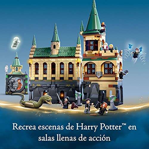 LEGO Harry Potter Castillo Hogwarts: Cámara Secreta, Set 20 Aniversario con Mini Figura Dorada, Regalos para Niñas y Niños de Cumpleaños