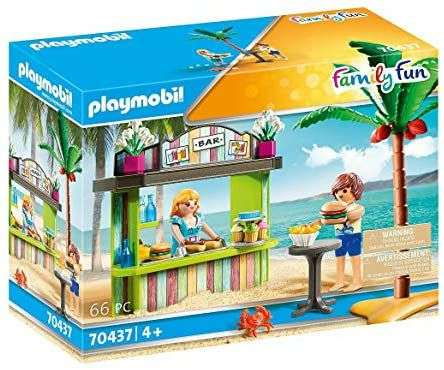 Playmobil - Family Fun Conjunto de Figuritas, Snack Bar