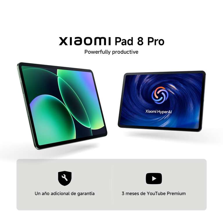 Tablet Xiaomi Pad 8 Pro 3.2K 12GB/512GB at Amazon - 536€ MM Enlace