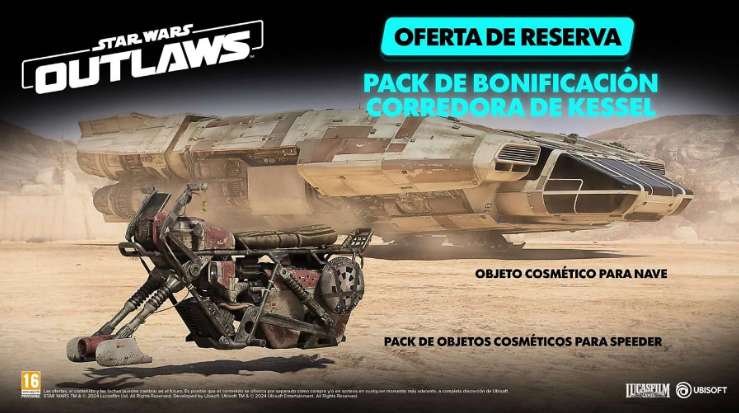 Star Wars Outlaws Ed. Estándar [PS5/XBOX] // Gold Edition (89.99€) - En carrito