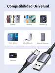 Pack 2 Cable USB C USB A