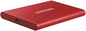 Amazon Alemania--Chollo SAMSUNG SSD T7 1TB USB 3.2 Red