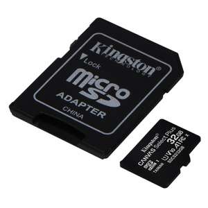 Micro SD Kingston Canvas Select Plus 32GB con Adaptador SD