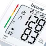 Beurer BC 28 Tensiómetro de muñeca con detección de arritmias, medición totalmente automática de la tensión arterial y el pulso