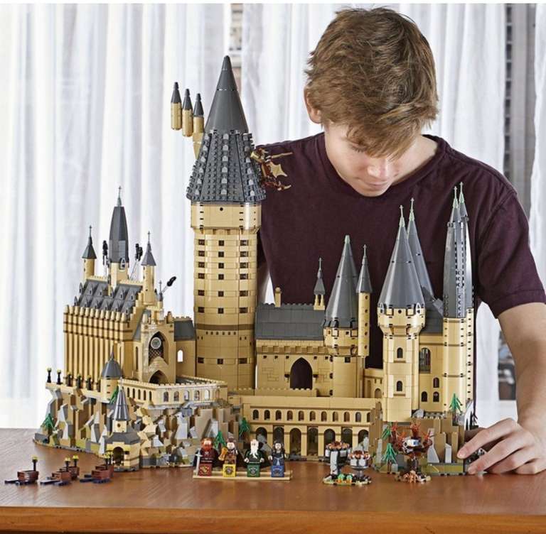 LEGO HARRY POTTER Castillo de Hogwarts con Cabaña de Hagrid y Sauce Boxeador