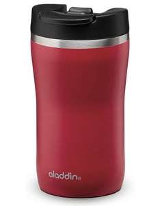 Aladdin Barista Café Thermavac Leak-Lock Termo Café 250ml Cherry Red – Acero Inoxidable - Libre de BPA - Apta Para Lavavajillas
