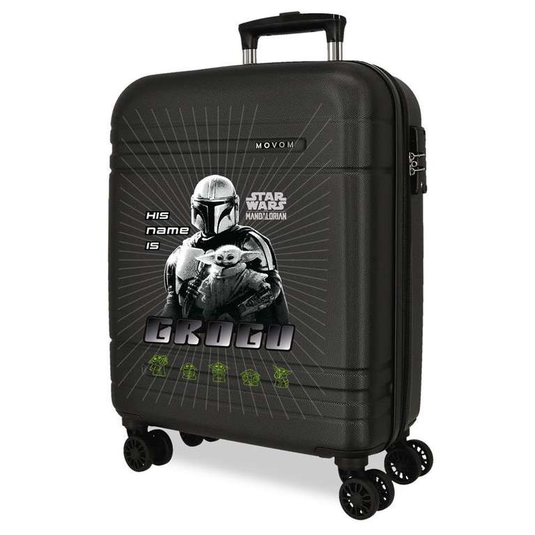 Star Wars His Name Is Grogu Maleta de Cabina Negro 40x55x20 cm
