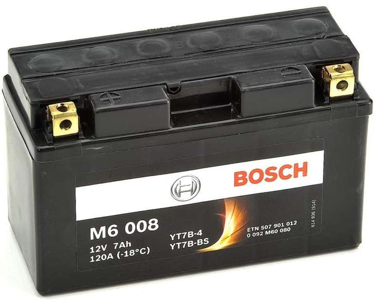2 modelos de baterías Bosch para moto