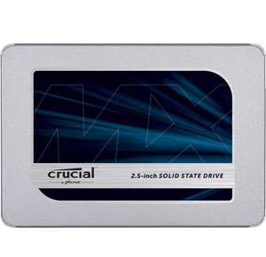 Crucial MX500 500GB Unidad SSD 560 MB/s (3D NAND, SATA, 2.5")