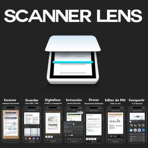 Scanner Lens+(IOS) , SkanApp -Escáner de libros PDF (Android)