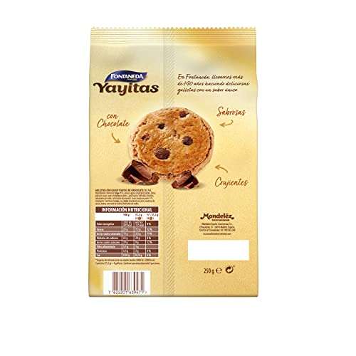 Lu Yayitas Chocolate Galletas de Cereales, 250g [También Yayitas Miel en descripción]