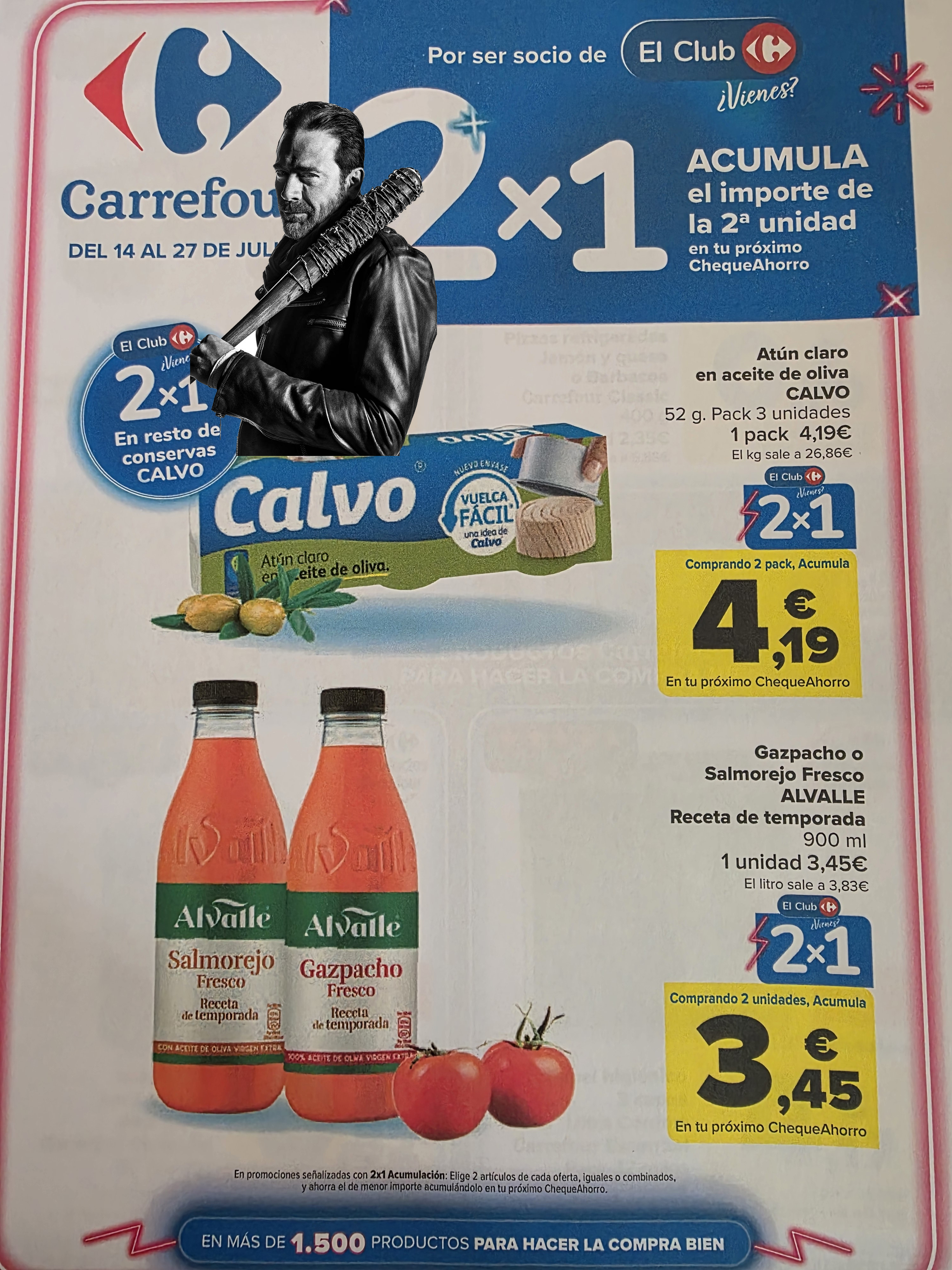 Folleto Carrefour 2x1 ( Del 14 al 27 de Julio )