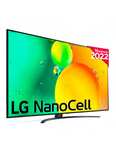 TV LED - LG 70NANO766QA, 70 pulgadas, NanoCell 4K, Procesador a5 Gen 5 con IA, Magic Remote (descuento automático -30€ al tramitar pedido)