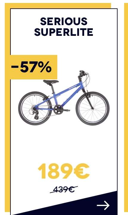 Bicicleta niños 20” con 57% de descuento BIKESHOP