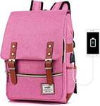 HASAGEI Mochila Unisex de Lona (2 colores) (43x29x13.5)