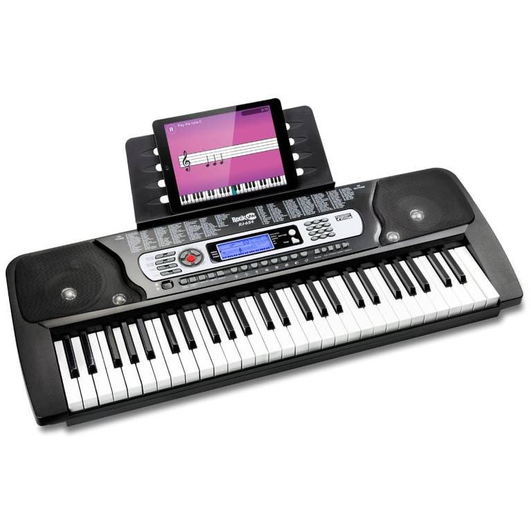 RockJam rj654 portátil digital de 54 teclas, pantalla LCD