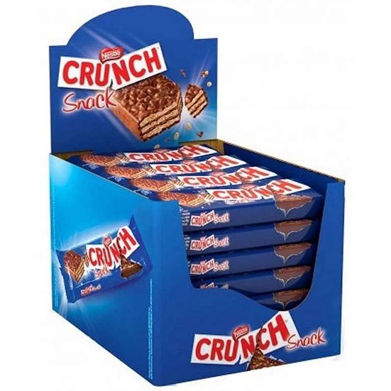 Nestlé Snack Crunch, 30 barritas de 33gr