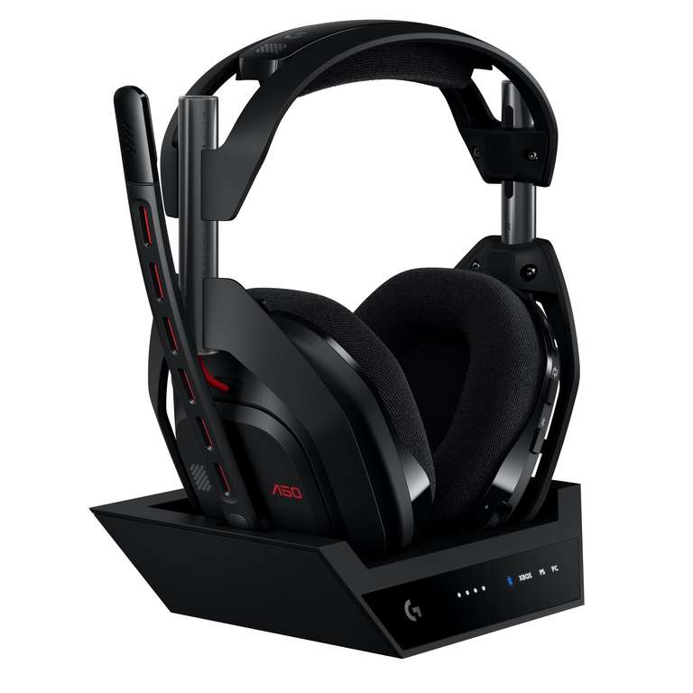 Logitech G Astro A50 Lightspeed Auriculares inalámbricos de Gaming + Base (5.ª gen), PRO-G GRAPHENE, (color negro y blanco)