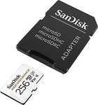 SanDisk High Endurance 256 GB Tarjeta microSD para videovigilancia