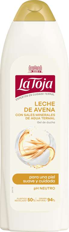 La Toja Gel de Ducha Leche de Avena, Aporta a Tu Piel el Cuidado y la Suavidad Que Necesita, Piel Nutrida y Protegida, 600 ml