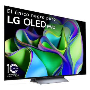 TV OLED 195 cm (77") LG OLED77C36LC evo 4K, Dolby Vision/Dolby ATMOS, Smart TV webOS23 + barra de sonido LG 2023 SC9S al 50%