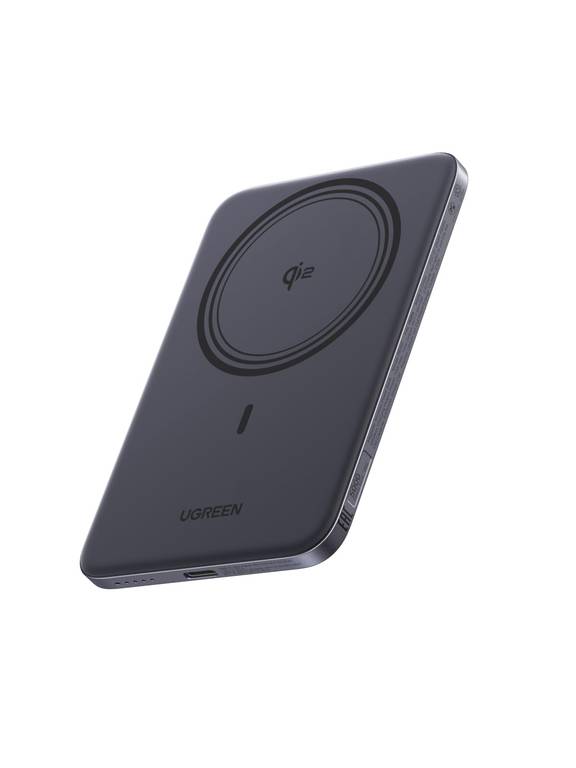 UGREEN MagFlow Air Qi2 15W Power Bank Magnético 5000 mAh Ultrafino con PD 20W