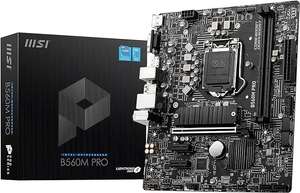 MSI B560M Pro-E ProSeries – Placa Base MATX, Intel Core 11e/10ª Generación Socket LGA 1200, DDR4, PCIe 4, M.2, USB 3.2, Gbps LAN