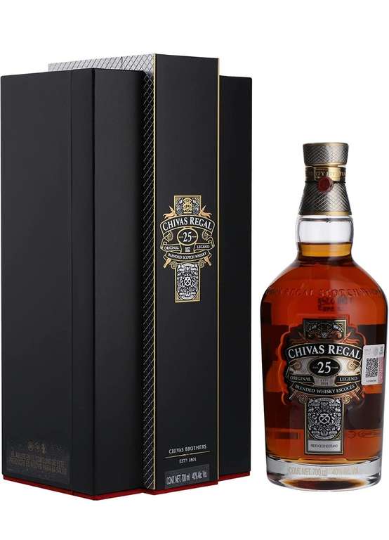 Chivas Regal !25 años! Whisky Escocés de Mezcla Premium - 700 ml