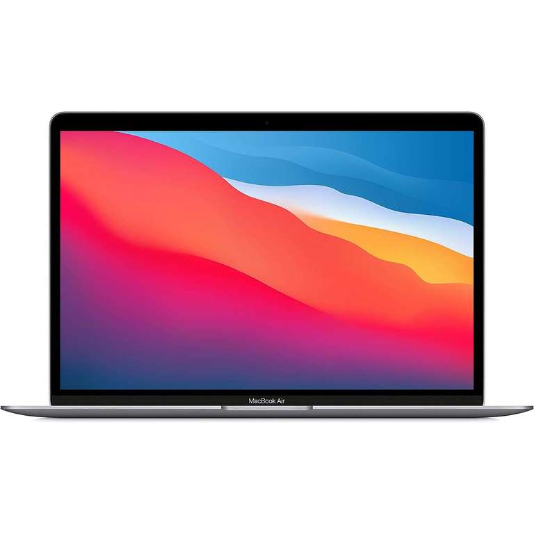 Apple MacBook Air de 13 Pulgadas, Chip M1 de Apple, CPU de 8 Núcleos, GPU de 7 Núcleos, 8 GB de RAM, 256 GB SSD