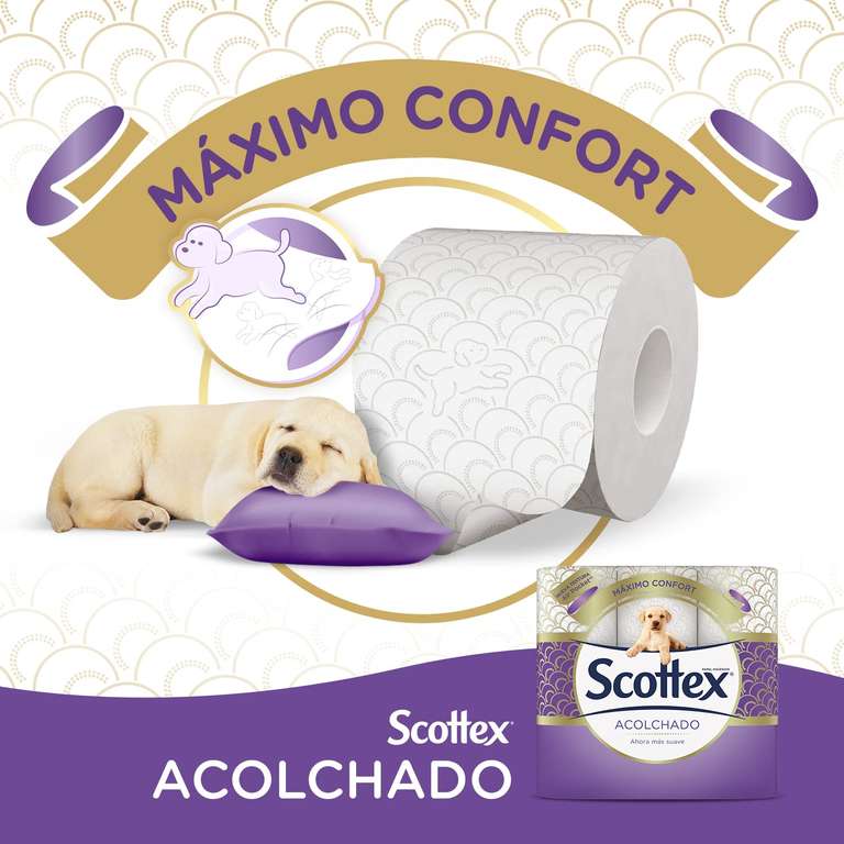 Scottex Acolchado Papel Higiénico 63 rollos