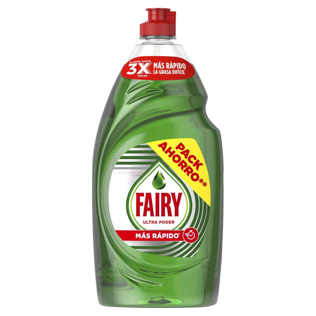 2x Fairy Ultra Poder Original Líquido Lavavajillas 900ML Fórmula Efectiva Que Deja Los Platos