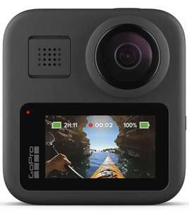 GoPro Max, Cámara de Acción Digital a Prueba de Agua 360 con Estabilización Irrompible, Pantalla Táctil + Regalo de una Toalla y un Frisbee.