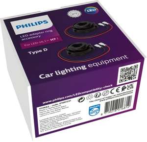 Philips anillos adaptadores tipo D para las lámparas principales LED (H7)