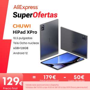 CHUWI HiPad XPro de 10,51 pulgadas, 6GB RAM 128GB ROM (desde España)