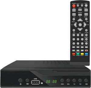 IPSDI 2024 - Decodificador TV DVB-T T2 H265 HEVC FTA Full HD PVR, USB, HDMI, SCART, Sintonizador de TV Digital Terrestre