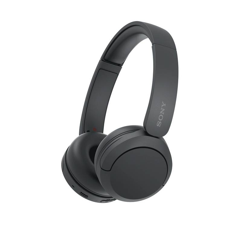 Sony WH-CH520, Auriculares de diadema inalámbricos Bluetooth, diseño ligero, 50 h de batería, carga rápida