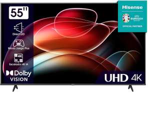 TV Hisense 55" Full Array solo 296€