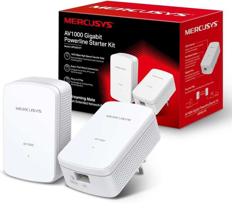 Imagen de MERCUSYS MP500 Kit – Powerline AV1
