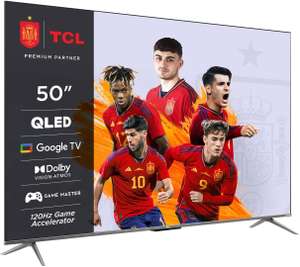 TCL QLED 43C739 - Smart TV 43" con 4K HDR Pro, Google TV con Sonido Onkyo, Motion Clarity, Google Assistant Incorporado Compatible con Alexa