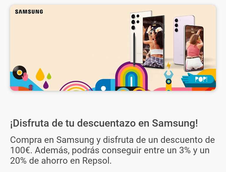 100€ de descuento en los Samsung de la serie S!