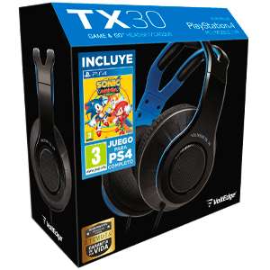 Auriculares VOLTEDGE TX30 + juego PS4 Sonic Mania Plus