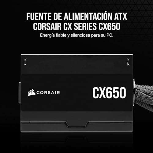 Corsair CX650 650W 80 Plus Bronze - Fuente de alimentación PC (También en Amazon)